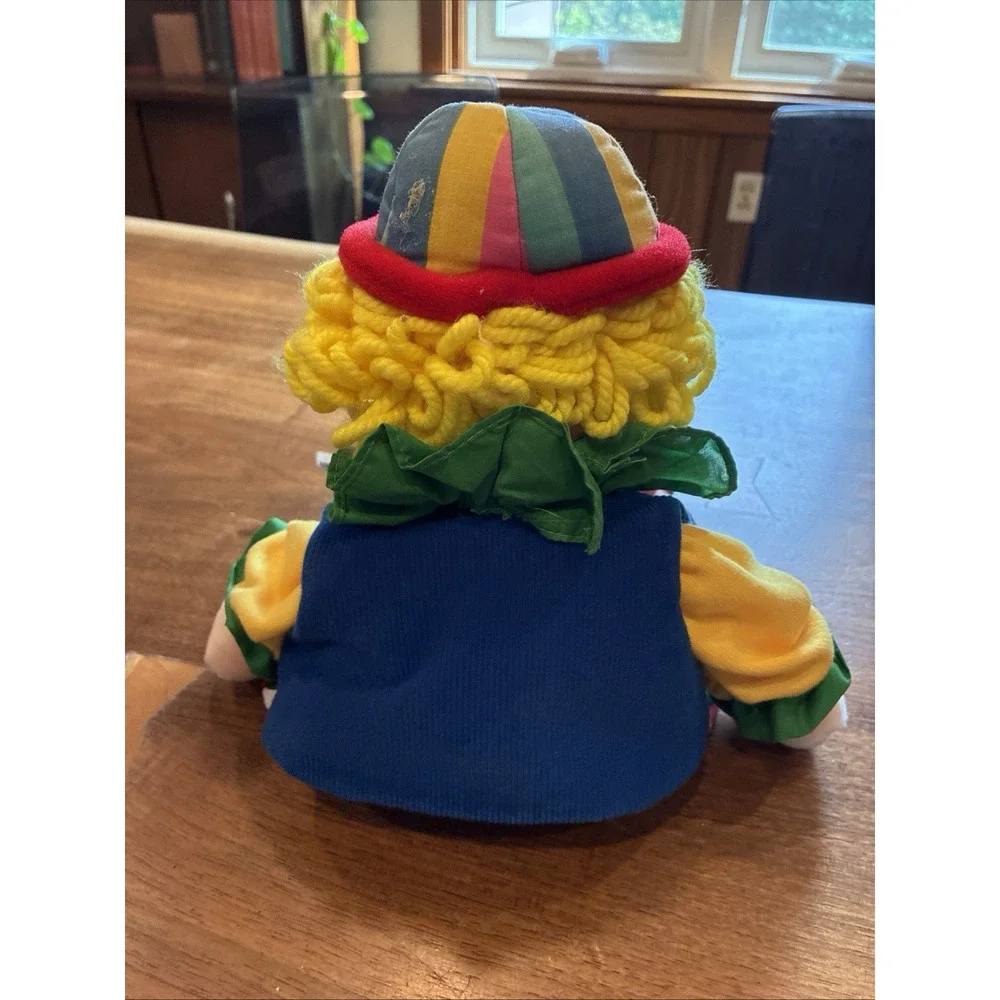 Vintage Commonwealth Jetsy Plush Clown Doll Clowncore Gift Stuffed Toy